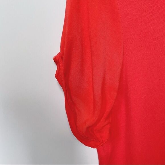 Jack Wills Short Sleeve Lace Collar Tee Shirt Top Preppy Pink / Red 6 - Picture 7 of 13